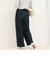 サイドラインデニムワイドパンツ