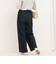 サイドラインデニムワイドパンツ