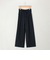 サイドラインデニムワイドパンツ
