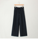 サイドラインデニムワイドパンツ
