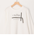 テープ刺繍ロゴプルオーバーカットソー