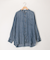 パウダーデニムドルマンシャツ
