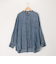 パウダーデニムドルマンシャツ
