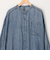 パウダーデニムドルマンシャツ