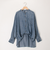 パウダーデニムドルマンシャツ