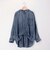 パウダーデニムドルマンシャツ