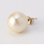 コットンパールピアス　12mm