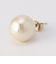 コットンパールピアス　12mm