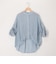 シアーデニムバンドカラーシャツ
