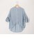 シアーデニムバンドカラーシャツ
