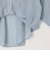 シアーデニムバンドカラーシャツ
