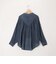 シアーデニムバンドカラーシャツ