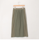 麻調×リブ切替スカート