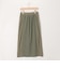 麻調×リブ切替スカート