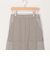 麻調×リブ切替スカート