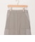 麻調×リブ切替スカート