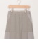 麻調×リブ切替スカート