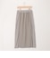 麻調×リブ切替スカート