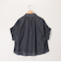 《セットアップ対応》シアーデニム袖タックブラウス