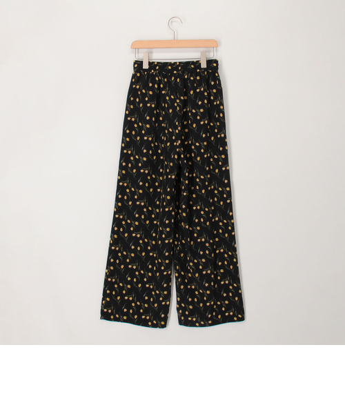 チューリッププリントワイドパンツ｜ノーリーズアウトレットの