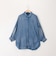 シアーデニムドルマンシャツ