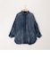シアーデニムドルマンシャツ