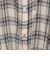 ウエスト絞りチェックシャツ