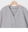 カット×シャツ切替Vネックカーディガン