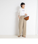 ウォッシャブルサイドライントリコットパンツ