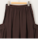 《セットアップ対応》リンクルタイプライターポケ付きスカート