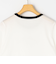 シルケット天竺衿配色ロゴTシャツ