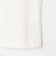 シルケット天竺衿配色ロゴTシャツ