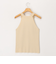 《アンサンブル対応》《手洗い可能》イタリー糸ホルターネックタンクトップ