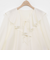 シアーラッフルブラウス