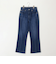 【RM denim】スリットクロップドハイウエストデニム