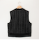 立体レースシアーVネックベスト