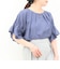 サップタンブラー2WAY袖ギャザーブラウス