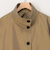 スタンドカラーラグランスリーブコート