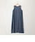 シアーデニムパネルワンピース