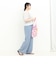 シアーデニムイージーワイドパンツ