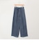シアーデニムイージーワイドパンツ