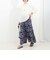 パネルフレアパンツ