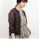 配色リネンタッチシアーカーディガン