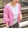 ボイルシャンブレーフード付きブラウス