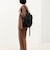 GATHERED NYLON BACKPACK