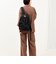 GATHERED NYLON BACKPACK
