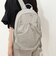 GATHERED NYLON BACKPACK