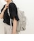 GATHERED NYLON BACKPACK