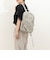 GATHERED NYLON BACKPACK