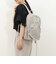 GATHERED NYLON BACKPACK
